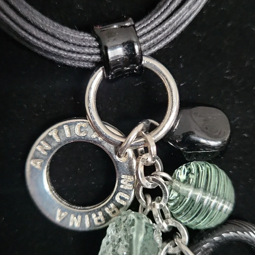 Antica Murrina -Multi-Strand Necklace with Murano Glass Charm - Picture 4 of 4
